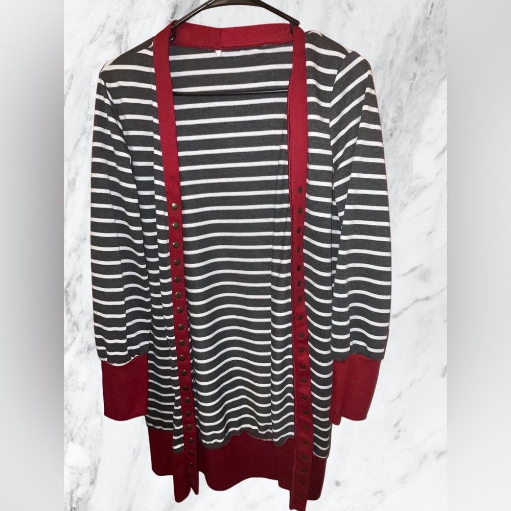 Striped Cardigan